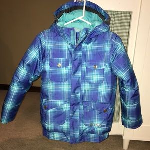 Girls Burton Hooded Ski Jacket (GIRLS SIZE 10/12)